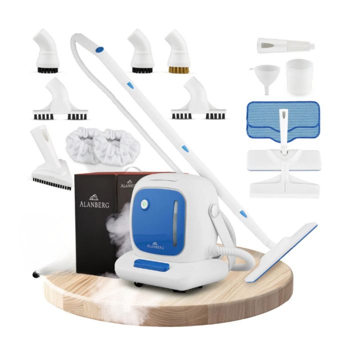 1 бр. Мощна парочистачка Alanberg 1500 W – готова за работа за 15 секу