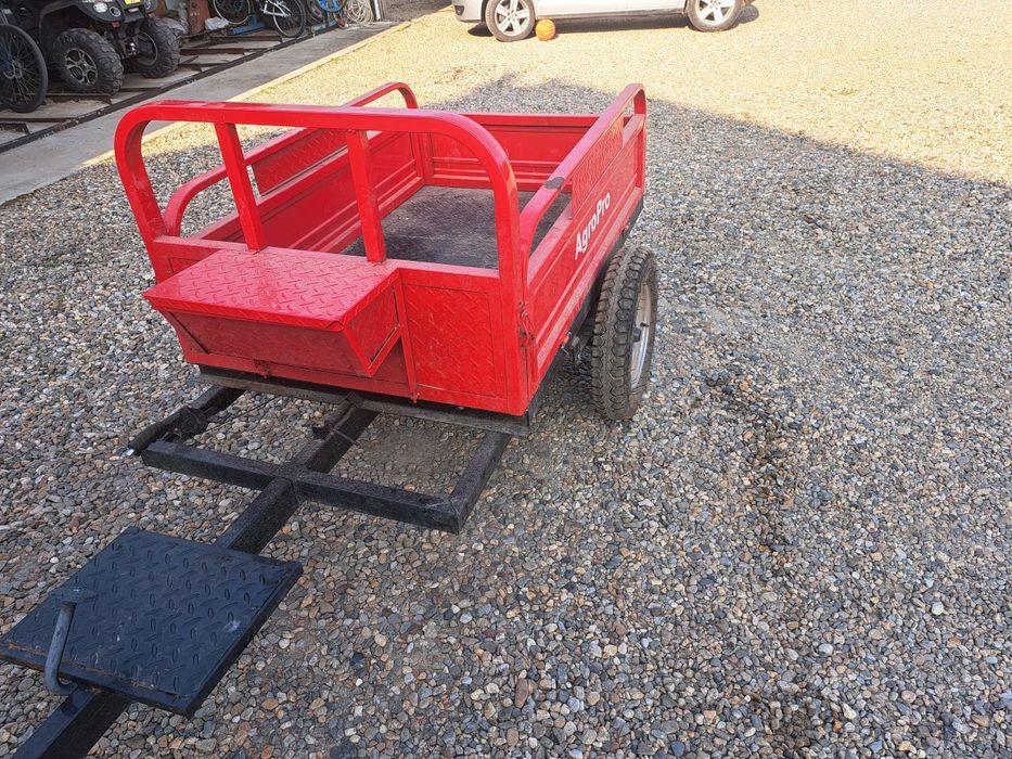 Vând ATV GOESS 650 Înmatriculat 4x4 Remorca basculabila motocultor
