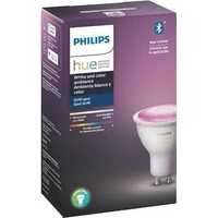 Becuri Spot LED Philips HUE GU 10 6.5W color Bluetooth Noi sigilate