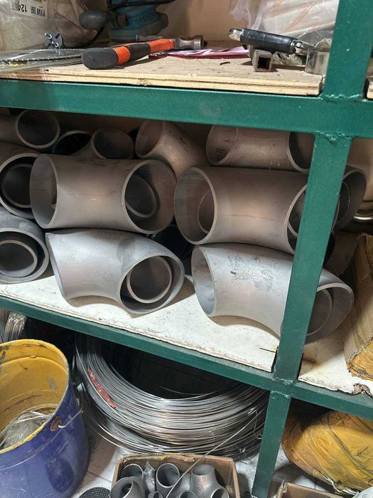 Отвод нержавейка (из нержавеющей стали) бесшовный матовый 32*3