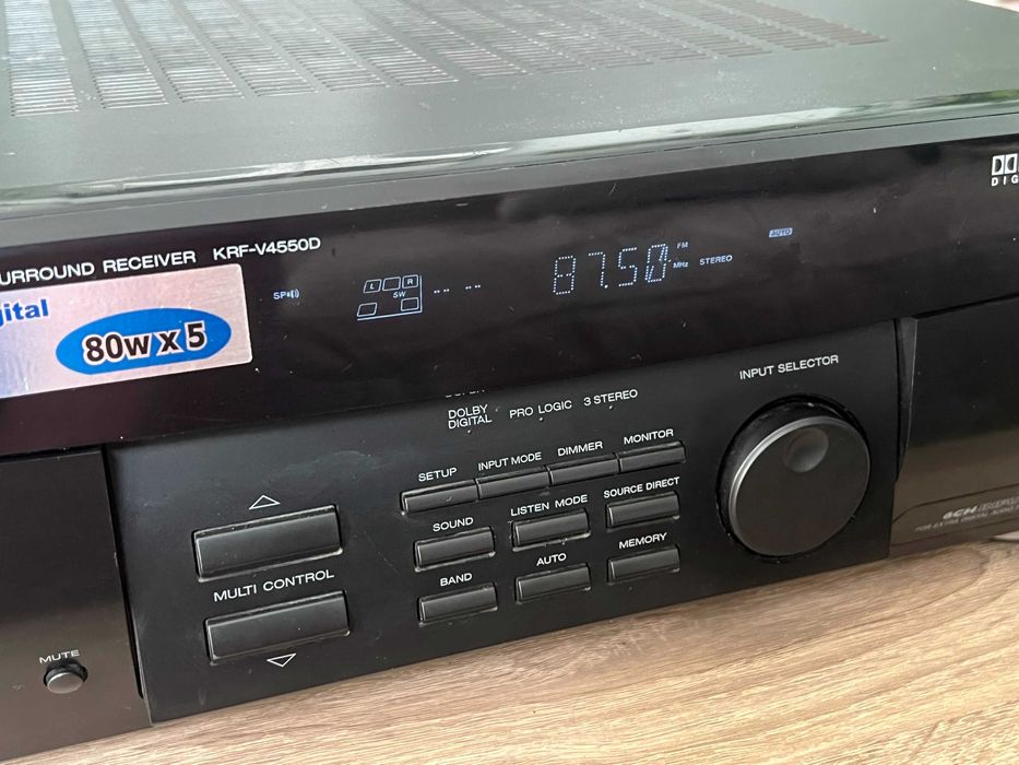 Kenwood KRF-V4550D  Receiver audio-video Dolby Digital 5.1 80W canal
