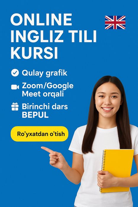 Ingliz tili online kurs