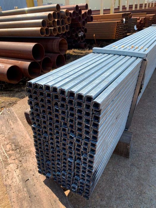 NOU ! OFERTA !!! Teava zincata patrata 40x40x3 mm - 2.4 m pentru gard