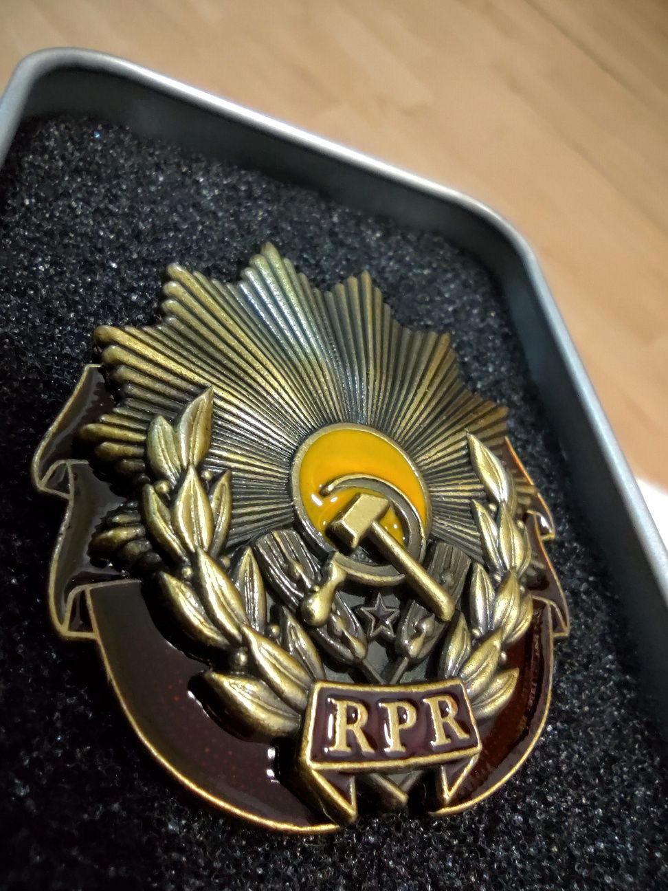 Vând insignă Republica Populară Română "RPR" copie