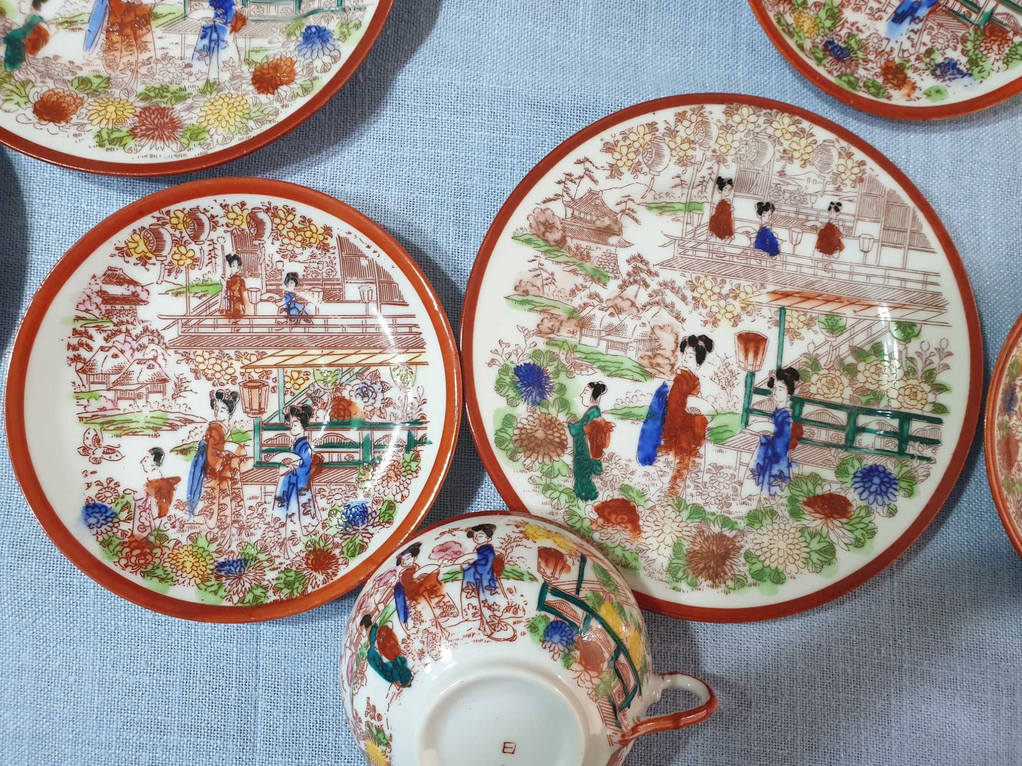 Японски порцеланов сервиз закафе и сервиз-Inka Seltmann Weiden Bavaria