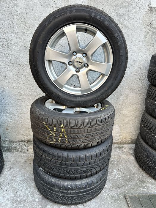 Roti 5x112 VW Skoda Audi Mercedes 225/55 R16 iarna