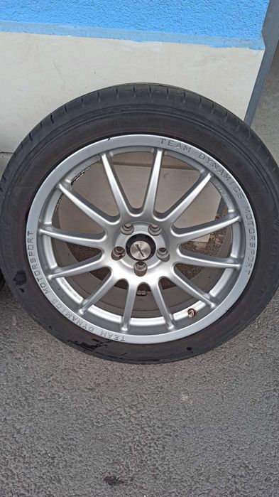 Джанти Team Dynamics pro 1.2 17x7J ET38 5x100 + Goodyear Eagle f1 asym