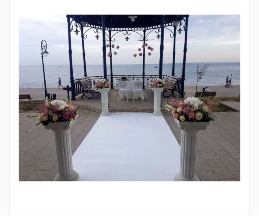 Mocheta alba Salsa ( 2m * 10 m lungime) - 500 lei