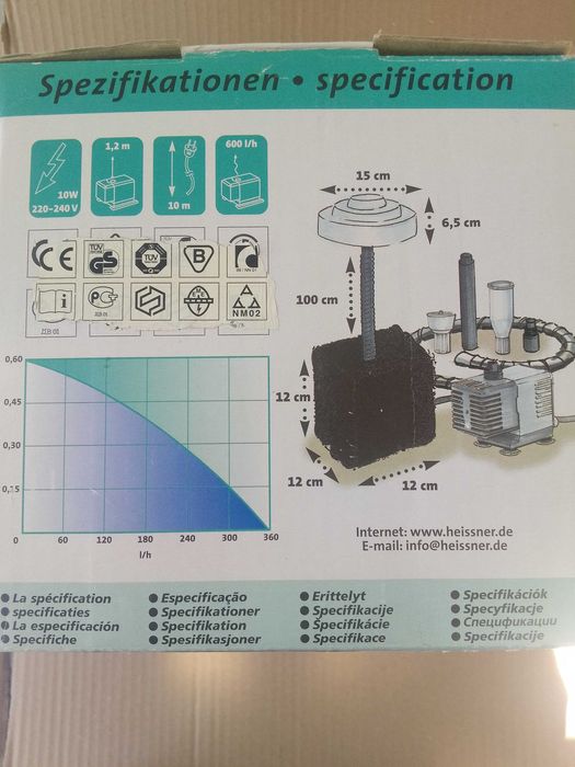 Водна помпа-фонтан