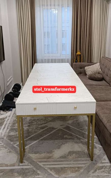 Консоль Лофт Гостиная Мебель Раздвижной Стол Трансформер с Доставкой