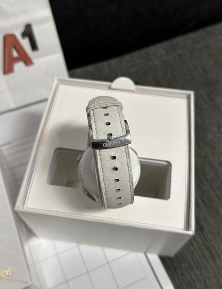 41mm Huawei watch GT 3 Pro Гаранция A1 2025г Ceramic White Leather GT3