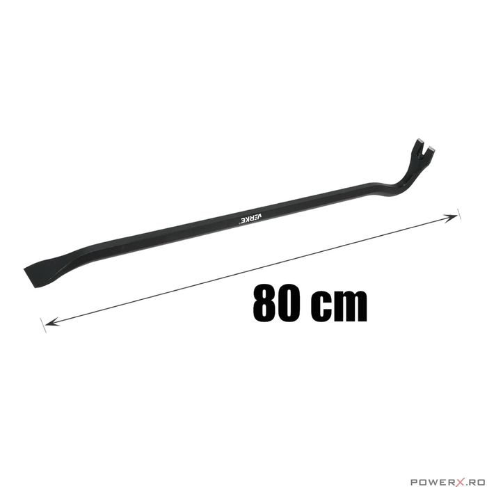 Levier, ranga cu extractor, lungime 800 mm, diametrul 17 mm, Verke