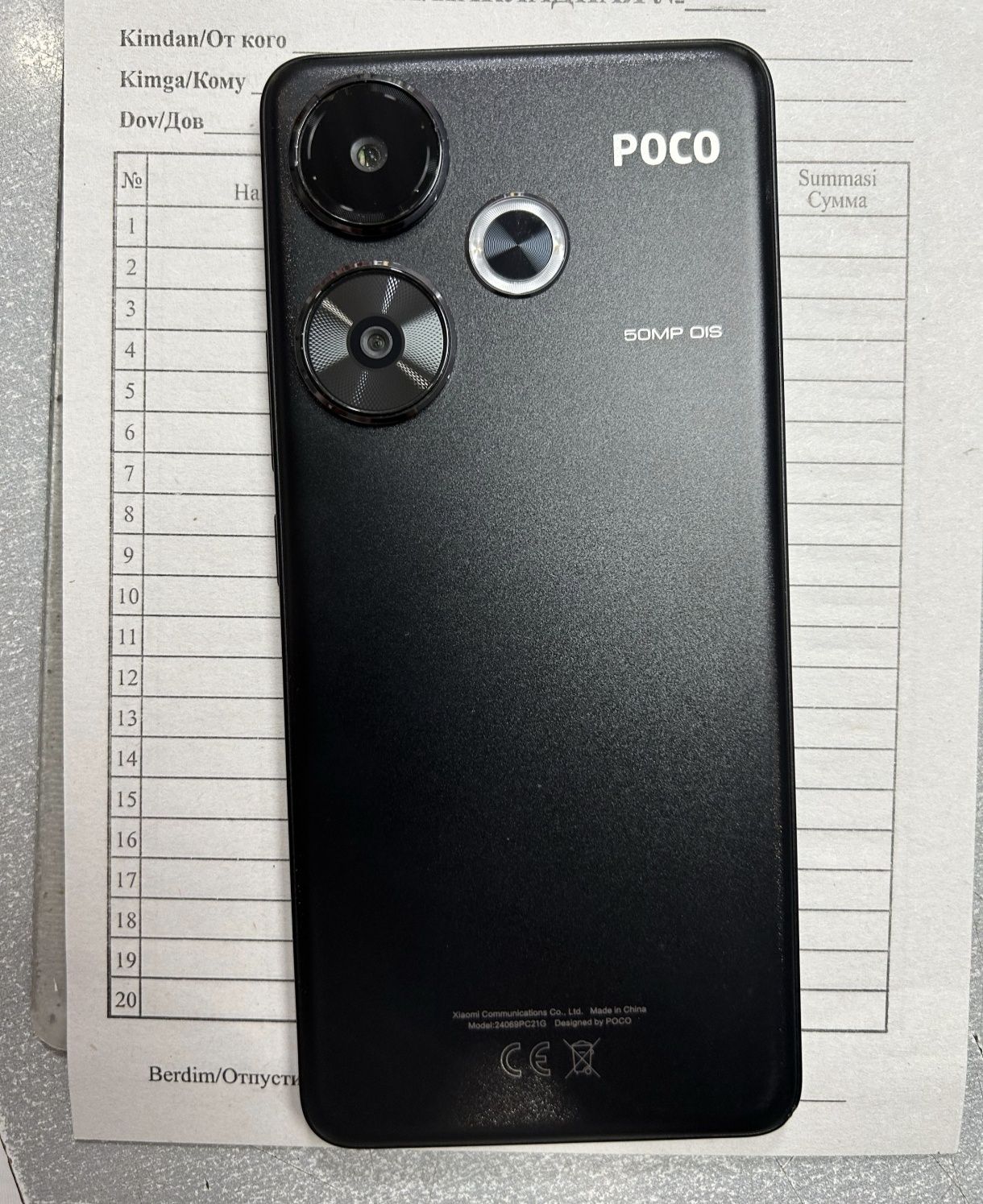 Poco f 6 Obmen faqat