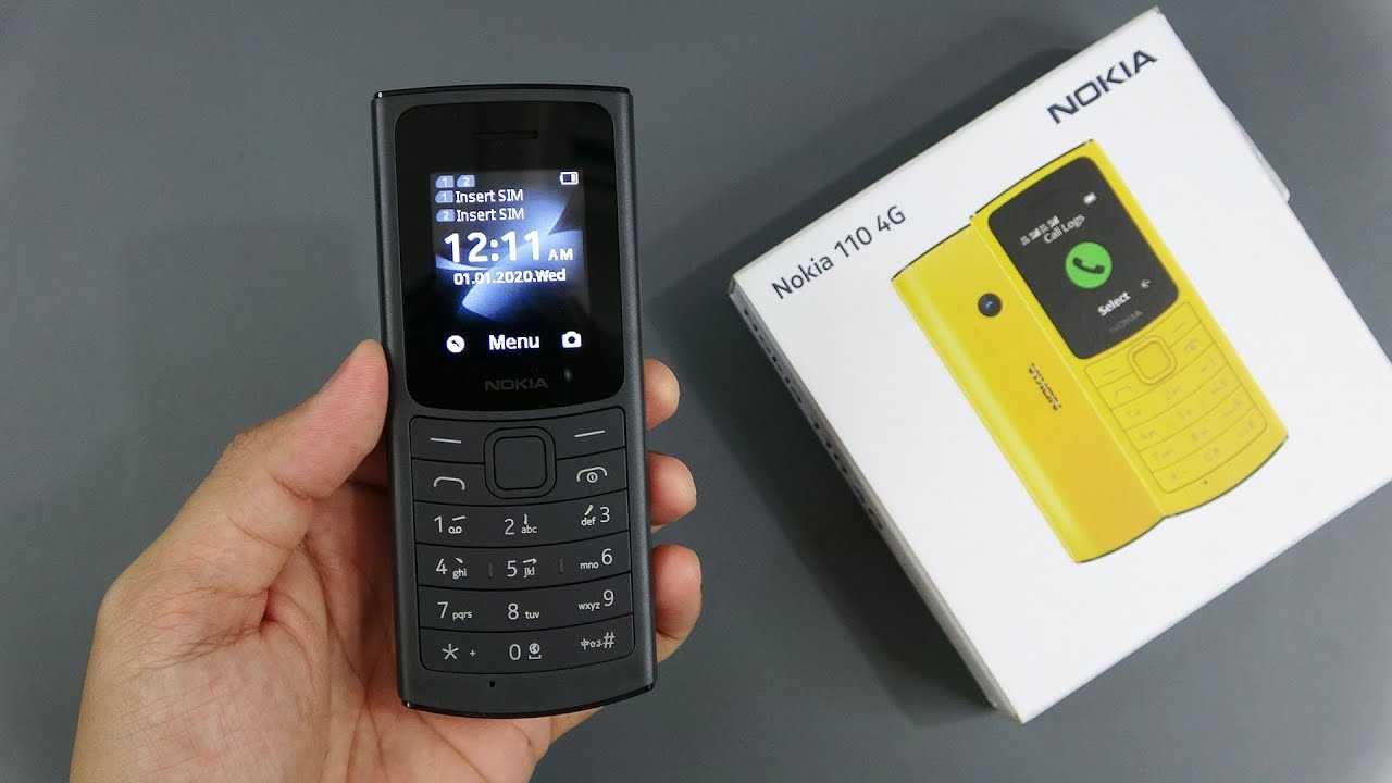 Мобильный телефон Nokia 110 DS 4G BLACK