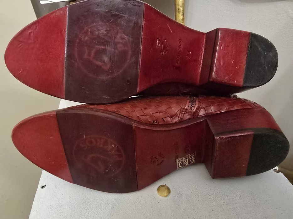 Италиански боти Pakros, естествена кожа