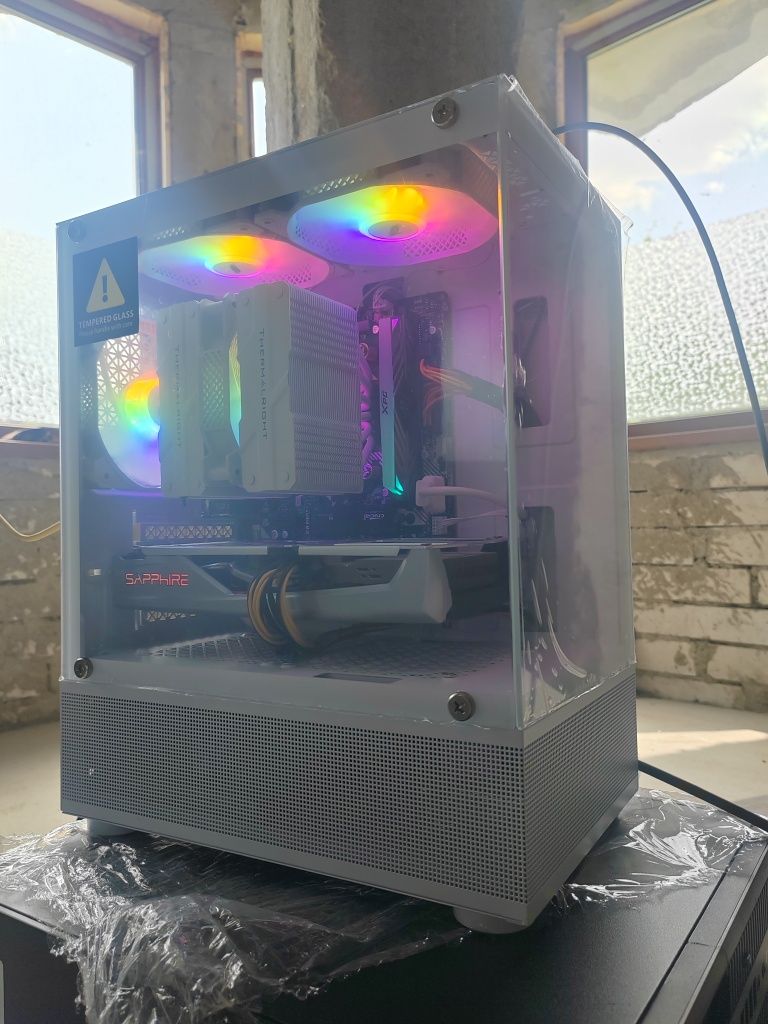 Pc gaming nou garantie wifi/ryzen 5 5500/rx5500xt/16gb rgb/ssd  1 tb