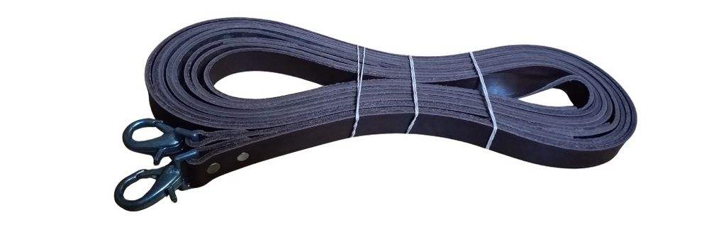 Поводи за кон естествена кожа, бланк, хром - различни дължини