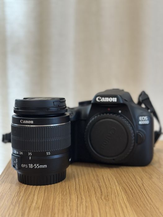 Canon EOS 4000D + EF 50mm f/1.8 STM + 18-55mm f/3,5-5,6 EF-S III