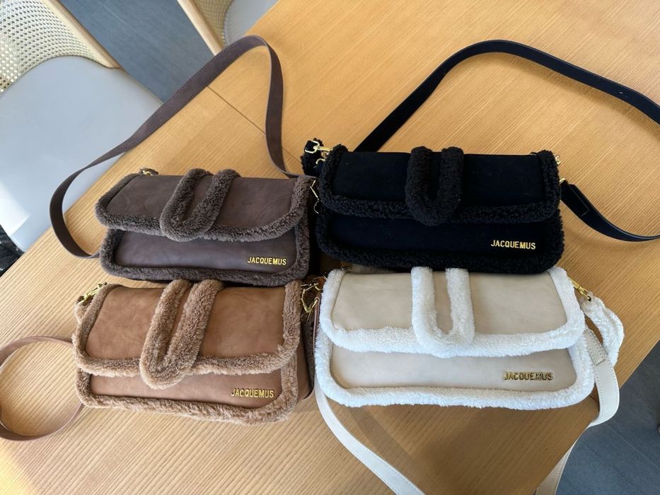 Jacquemus чанти Le Bambimou & Le Bisou Doux Пухкави оригинални 4 цвята