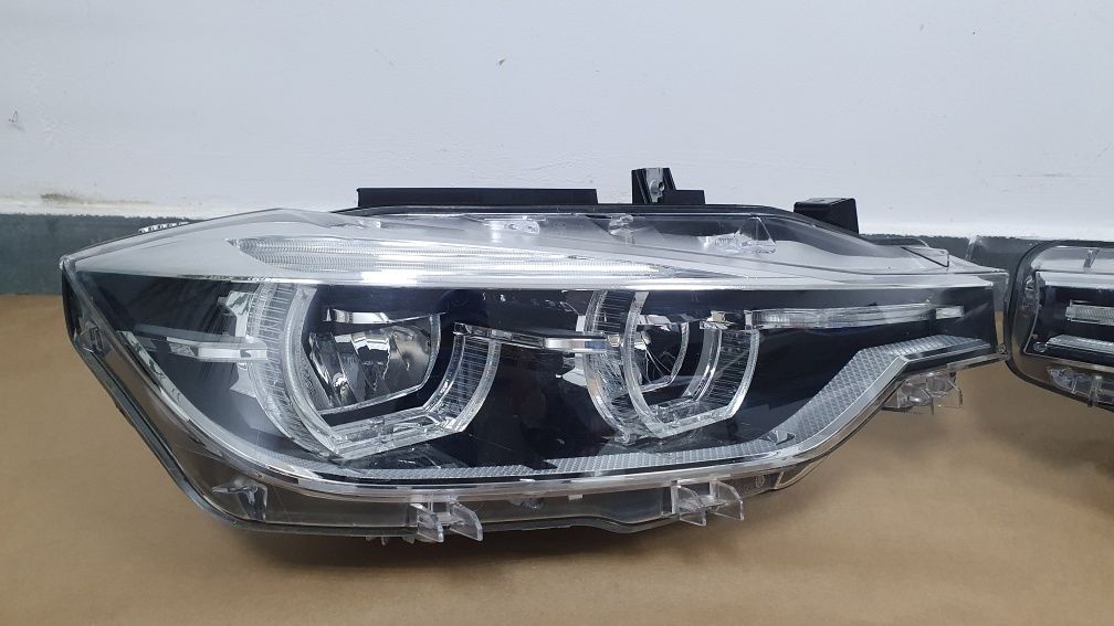 Set complet far faruri full led BMW 3 f30 f31 facelift lci modul drose