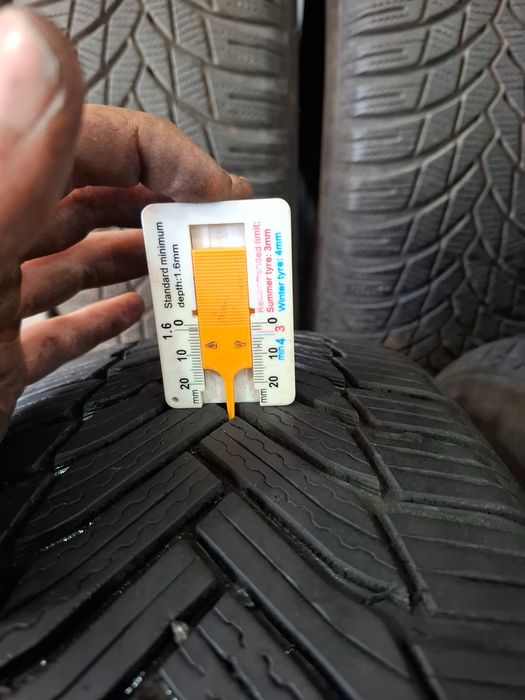 4 Зимни гуми Мишелин 205/55/16 ДОТ21 (безплатно поставяне)