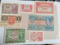Лот стари банкноти Австро-Унгария