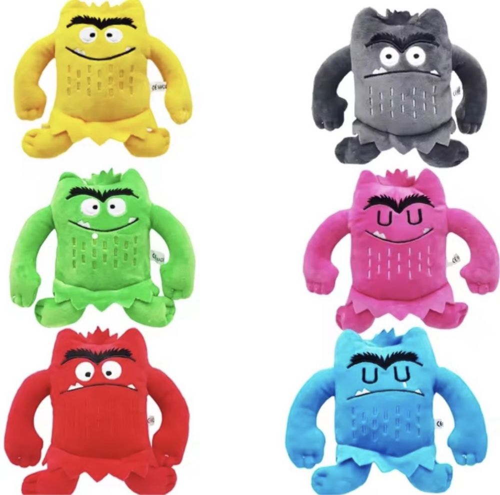 Плюшена играчка The Color Monster, 25см, Плюшени Чудовища