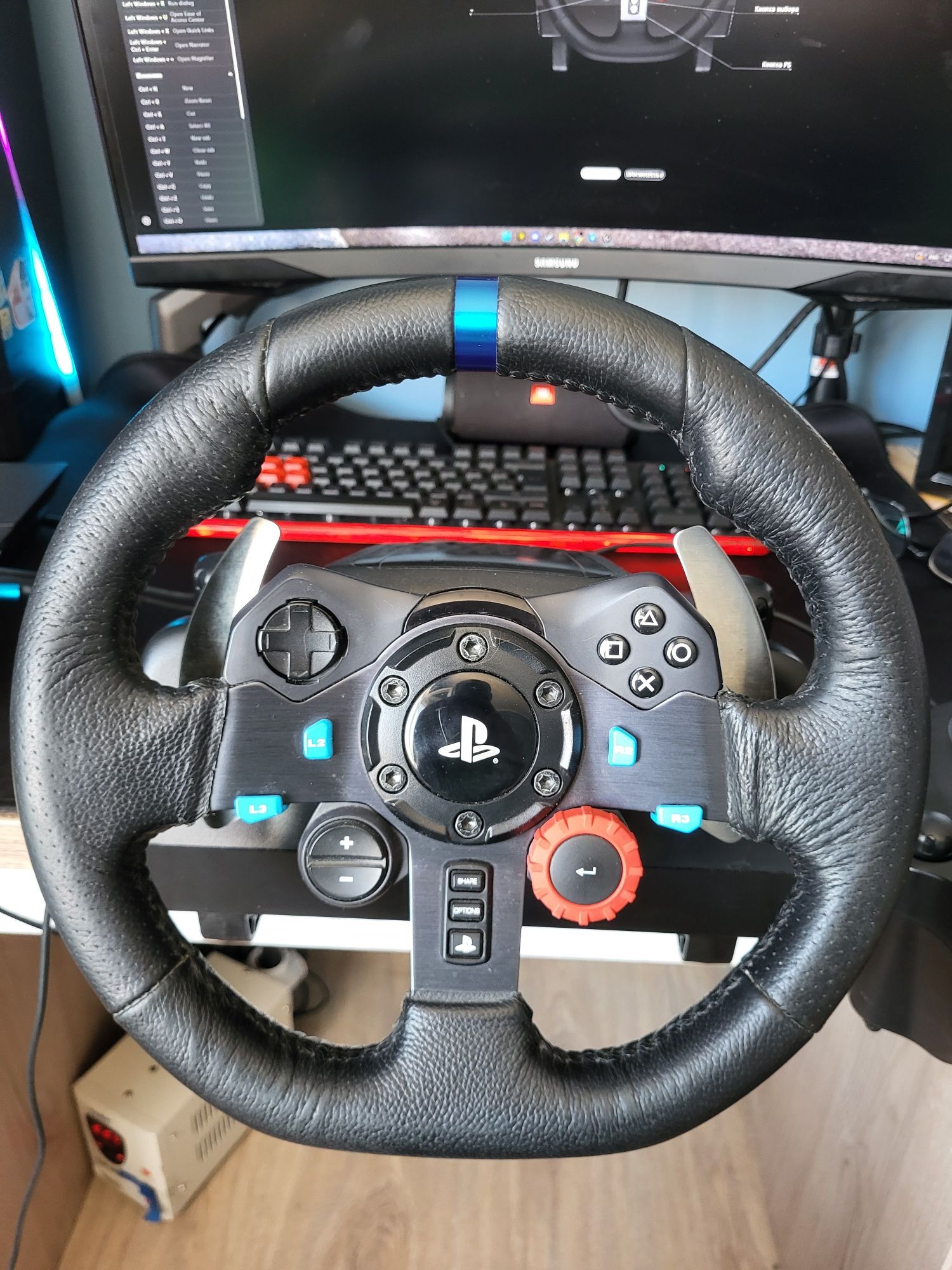 Logitech g29 +Logitech shifter