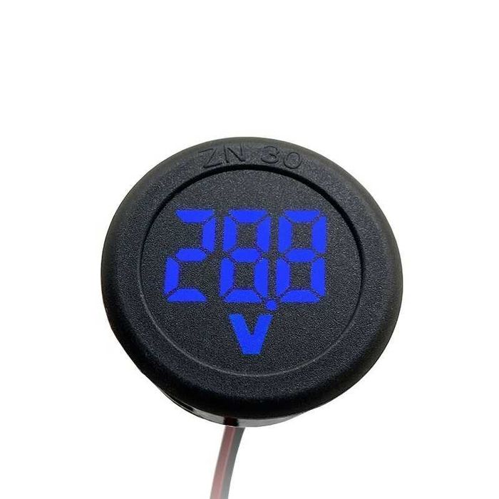 Voltmetru de panou  DC Digital 100V LED Rosu, Verde, Albastru
