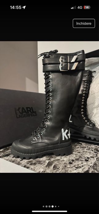Cizme Karl Lagerfeld noi