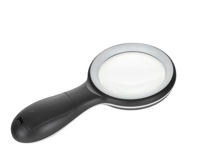 Лупа с led 10х88 мм geko