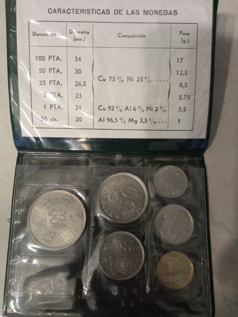 Испански монети Мондиал 1980