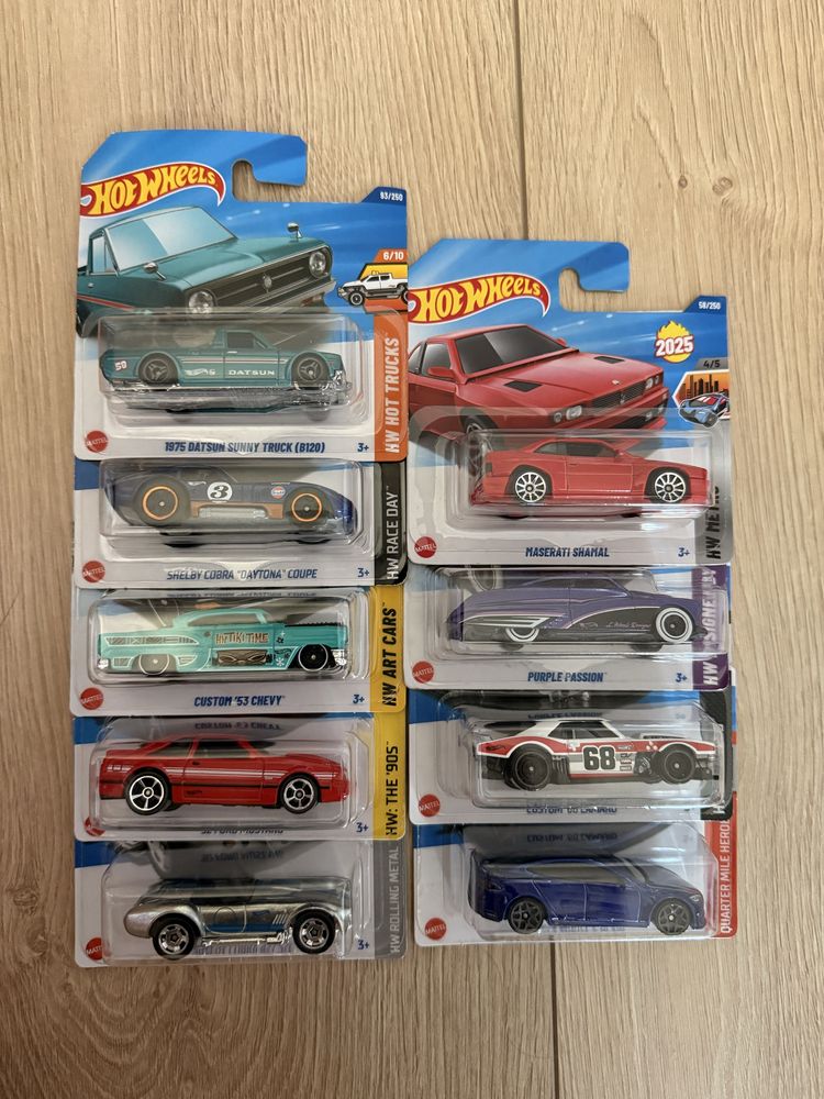 Hot wheels колички
