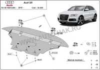 Scut metalic pentru motor Audi Q5 2008-2017 - otel 2mm