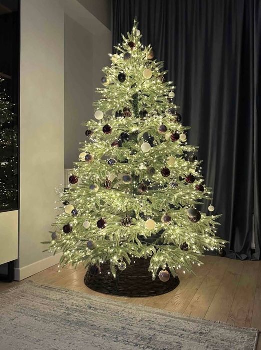 Ёлка голубая 180-210см + подарок