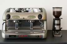 Aparat Cafea Profesional cu 2 Brațe+Filtru cu Sare +Râșniță Cafea