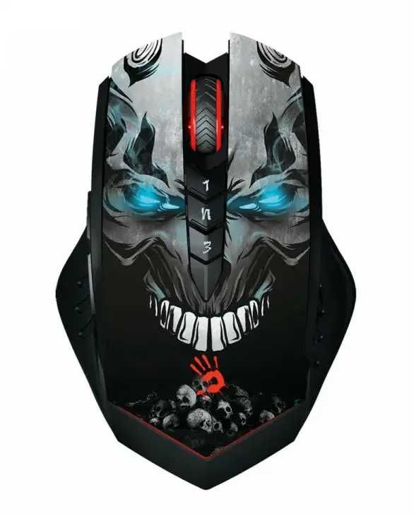 Беспроводная игровая мышь Bloody R80 PLUS SKULL Wireless Gaming Mouse