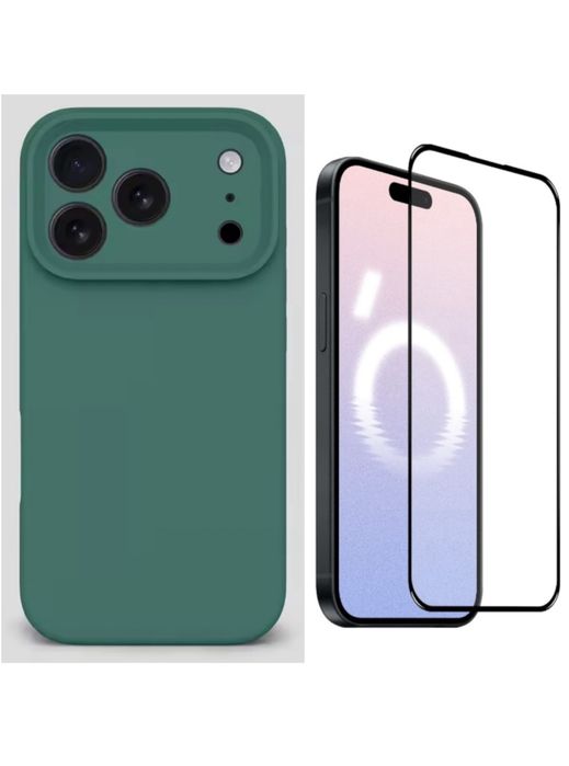 Iphone 17 AIR PRO MAX Husa Safe Color Magsafe + Folie Sticla Surface