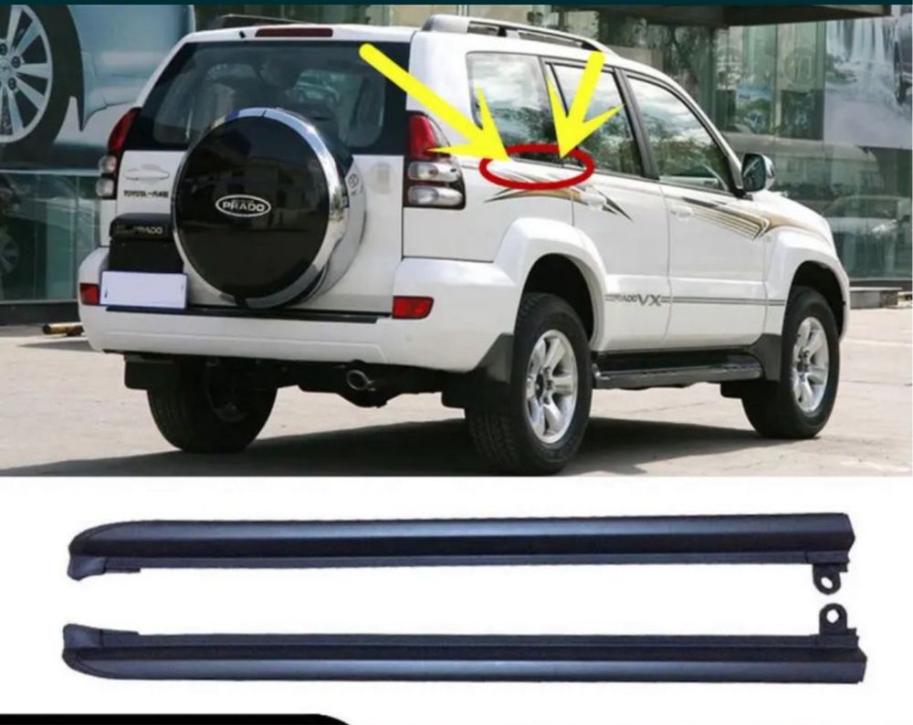 Клык тойота ленд крузер прадо 120 губа туманки gx 470 lexus