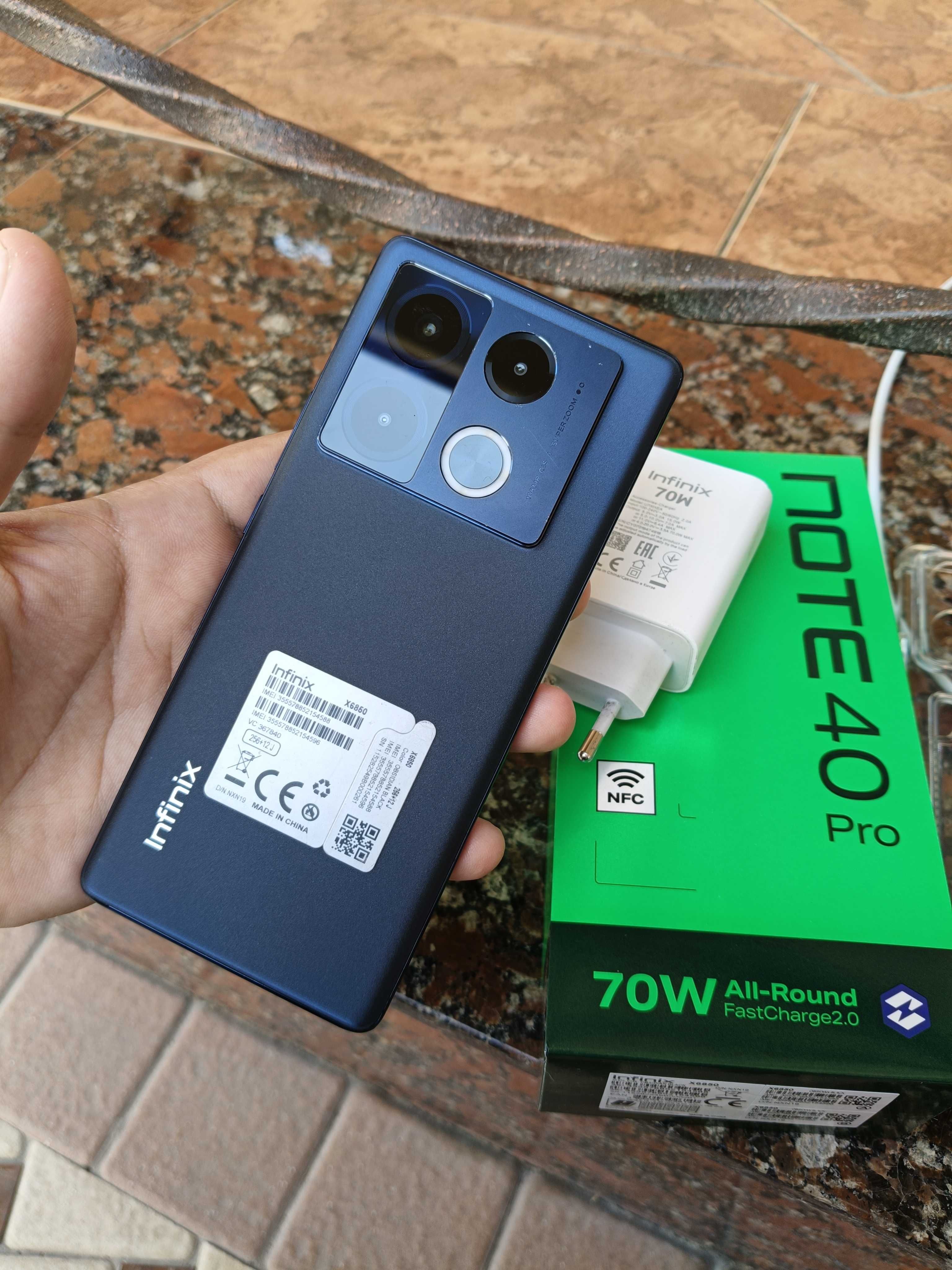 Infinix Note 40 Pro 12/256 c отличным EDGE amoled экраном! в полн ком.