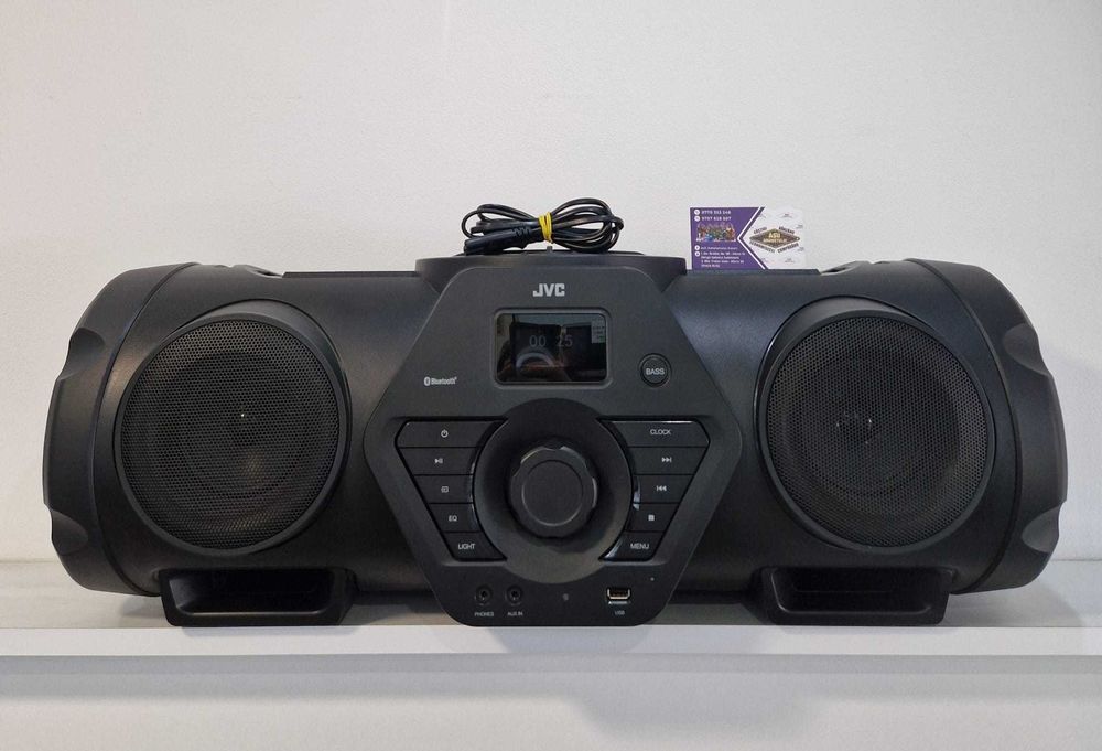 Sistem audio JVC BoomBlaster RVNB200BT, Bluetooth, Tuner FM RDS, USB