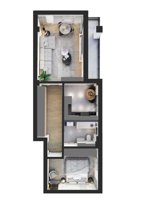 Apartamente de vanzare cu 1 sau 2 camere Rediu Iasi - TVA INCLUS