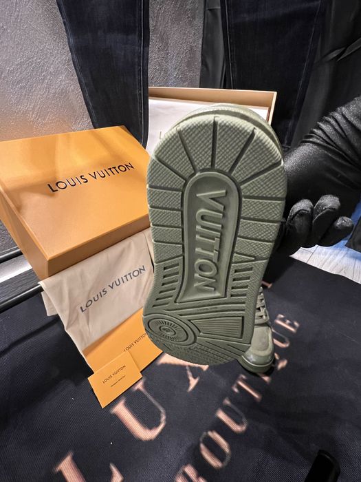 Adidasi Louis Vuitton piele - PREMIUM FULL BOX - Reducere !