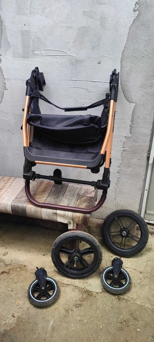 Carucior nou nascut 3 in 1 Lorelli Viola 22Kg + Geanta + Plasa insecte