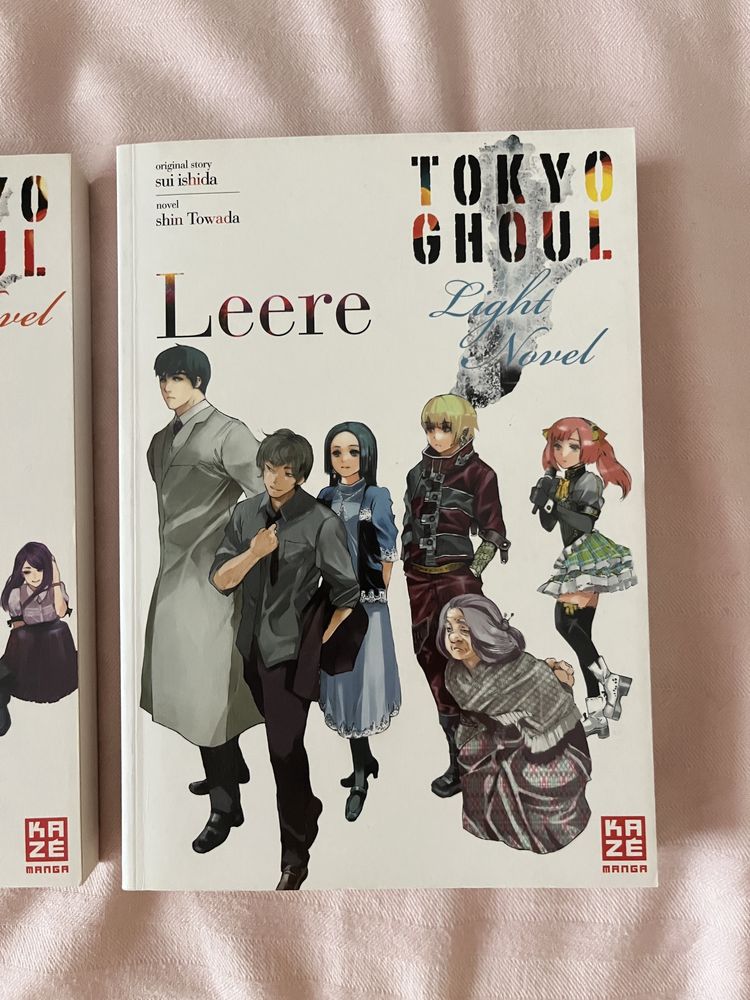 tokyo ghoul light novels !НЕМСКИ!