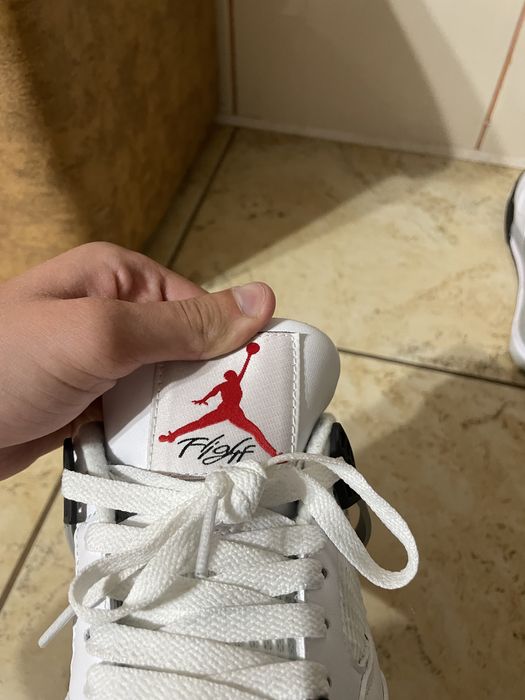 Jordan 4 white cement