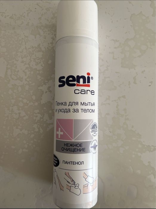 Пенка для мытья и ухода за телом Seni Care, с пантенолом — 500 мл