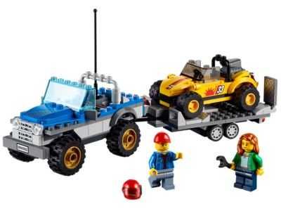 set 60082 LEGO City Dune Buggy Trailer 5-12 ani