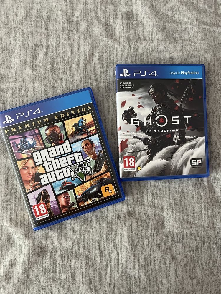 Ps4 slim с 2 игри