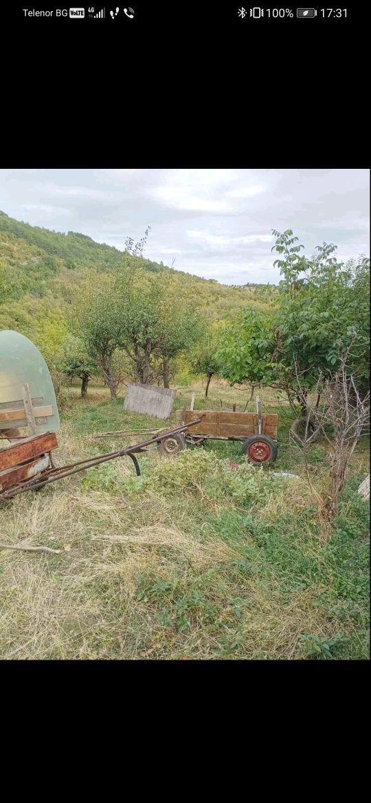 Каруца оборудвана и ремарке